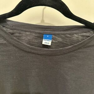 Dark gray cotton dress